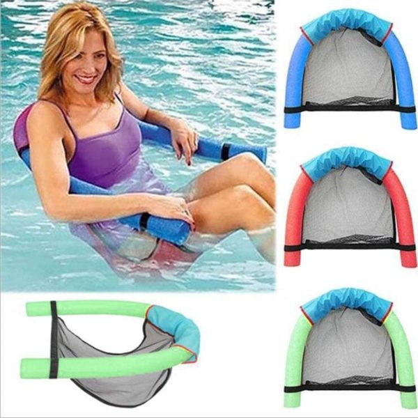 Sedia Noodle Floating Pool Chair, Confortevole e Resistente Accessorio Galleggiante per Adulti e Bambini - immagine 2