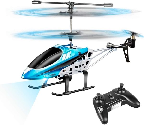 VATOS Elicottero telecomandato Elicottero RC Elicottero Indoor Outdoor Aereo Regalo Bambini YD-927 3 canali 2.4 GHz LED Luce giroscopio Funzione oscillante - immagine 9