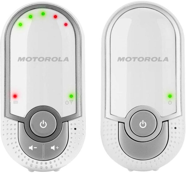 Motorola Baby MBP 11 - Baby Monitor Audio Digitale con Modo Eco, Bianco/Argento - immagine 7