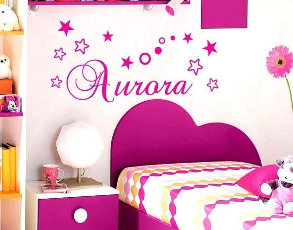 Adesivo Murale Nome Personalizzato Wall Stickers Personalizzato Decorazione Cameretta Bambina Adesivi Murali Nome