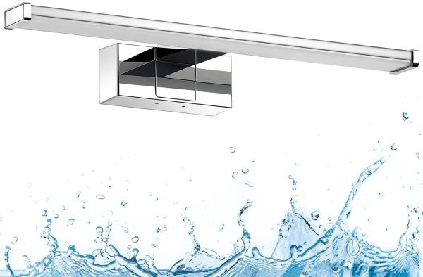 Luce LED da Specchio per Il Bagno,Lunghezza 400mm,IP44 Impermeabile Resistente ad Acqua,Antiruggine,8W,640LM,Luce Bianca Naturale 4000K,Lampada LED Parete Lavabo,Pacco da Una Unit?? - immagine 5