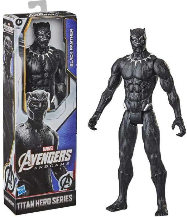 Avengers - Black Panther (Action figure 30 cm con blaster Titan Hero Blast Gear)