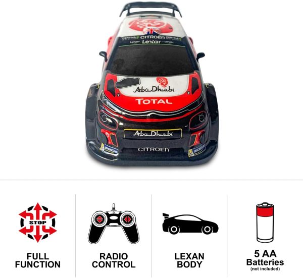 Mondo Motors, CITROEN C3 WRC, Modello in Scala 1: 24, fino a 8 km/h di Velocit??, Auto Giocattolo per Bambini 63536