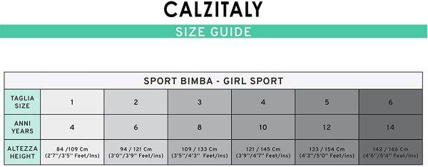 CALZITALY Collant Danza Bambina | Calze Ballet Bimba | 40 Den | Rosa, Nero, Naturale, Bianco | - immagine 4