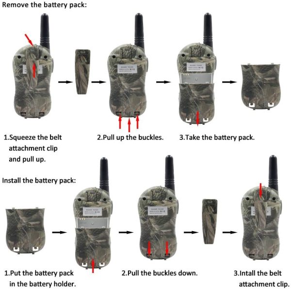 QNIGLO Walkie Talkie Ricaricabili per Bambini, 2 Miglia A Lunga Distanza E 8 Canali, Walkie Talkie con Attivazione Vocale PMR Ricaricabile per Adulti E Bambini