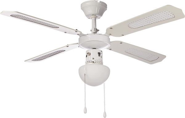 Bali 112420 Ventilatore da soffitto, 107 cm, Bianco - immagine 4