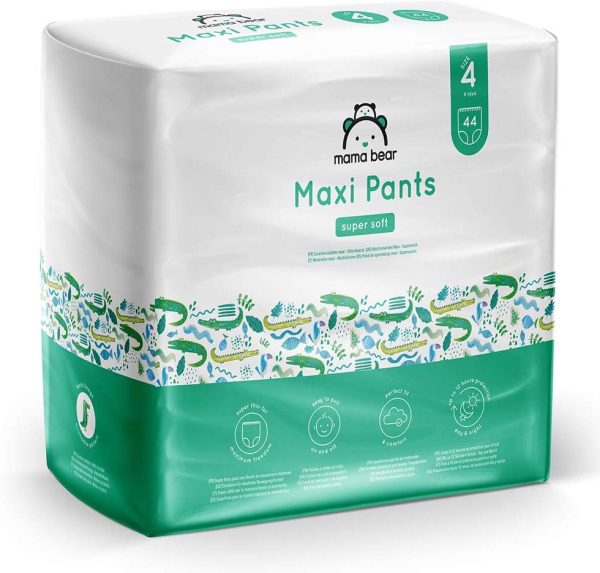 Marchio Amazon - Mama Bear Pannolini a mutandina maxi - Taglia 4 (8-15kg), 2 confezioni da 44 pezzi - immagine 3