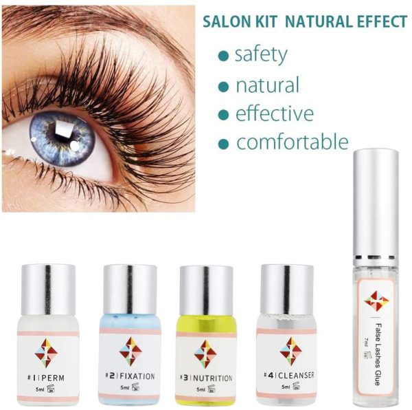 Kit Laminazione Ciglia,Kit Permanente per Ciglia,Ciglia Lifting Set,Lash Lift Kit,Kit per l'estensione delle Ciglia Professionale,Ideale per Salone - immagine 3