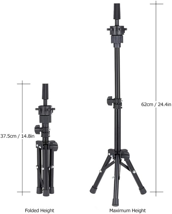 Treppiede testa peluchera, supporto supporto treppiedi da manubrio testa per parrucchiere mini mettere all'ufficio