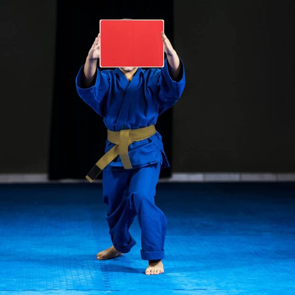 Tavola rizreinabile per arti marziali, Taekwondo, Karate, tavola Breaking per bambini, adulti, rosso - immagine 8