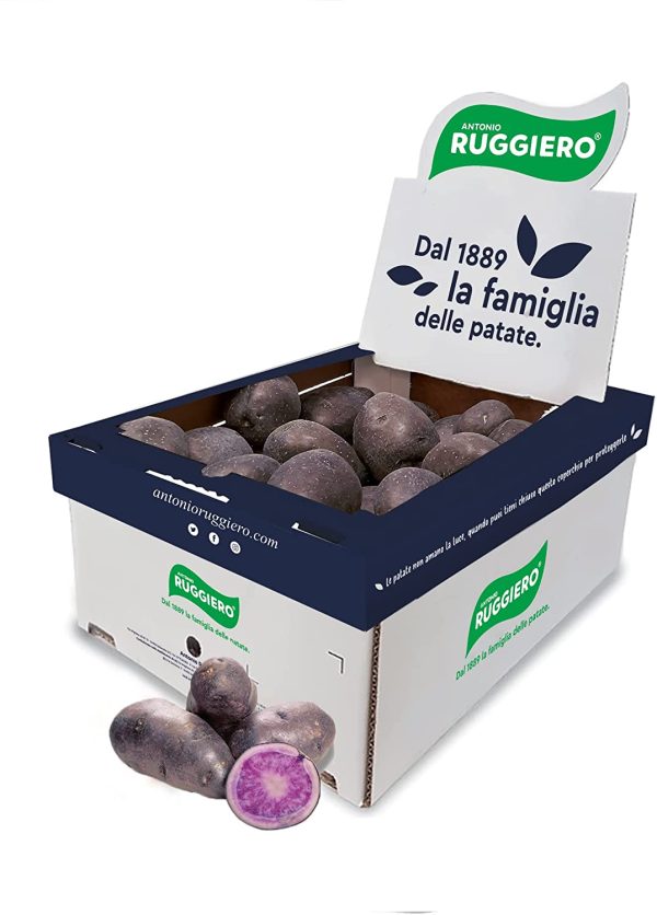 Patate Viola Medium Box By Antonio Ruggiero dal 1889 la famiglia delle patate