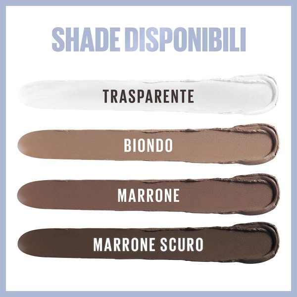 Maybelline New York Stick Sopracciglia Tattoo Brow Lift, Effetto Laminazione come da Salone fino a 24 H, Applicazione Facile e Veloce, Tonalit??: 00 Trasparente