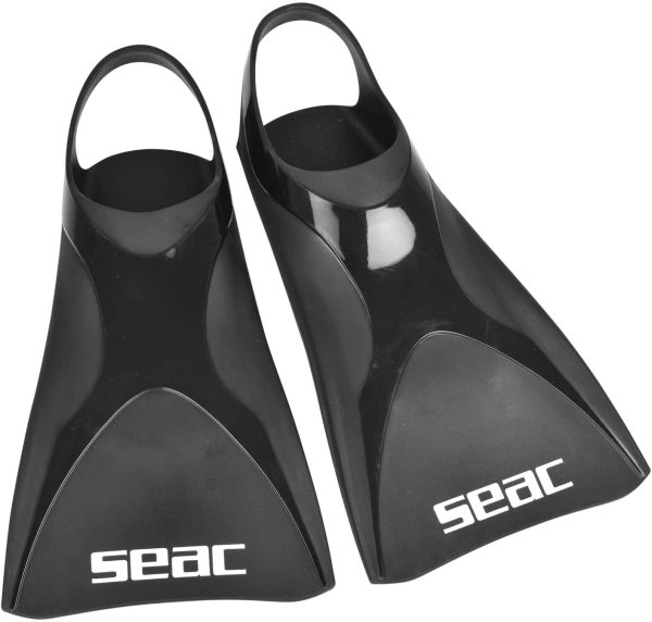 SEAC Atom, Pinne Corte da Nuoto per Allenamento in Piscina e in Mare Unisex Adulto - immagine 3