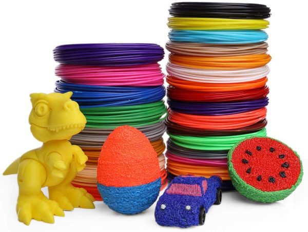 Filamento PLA per penna 3D, 10 colori 1,75 mm, 5 metri ciascun ogni colore, adatto per la maggior parte delle penne e stampanti 3D - immagine 5