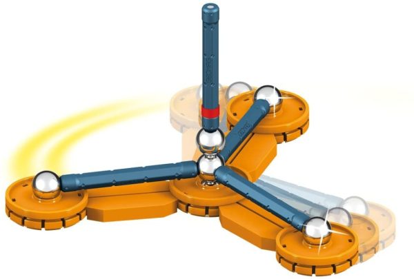 Geomag- Mechanics Gioco da Costruzione, Multicolore, 28 Pezzi, 719