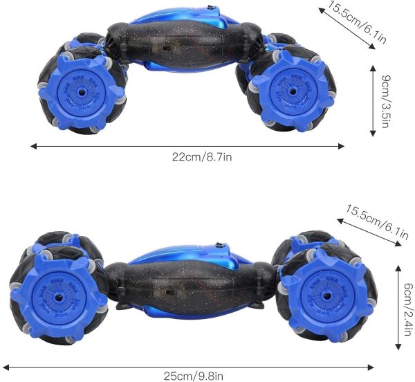 RC Stunt Car, 1827-20 2.4G RC Stunt Car Twist Car Watch Induzione Gesti Controllo Deformazione RC Car - immagine 4