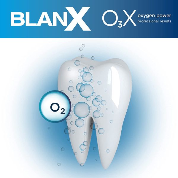 BlanX, O3X Strisce Sbiancanti, Con Ossigeno Attivo e Licheni Artici, Sbiancamento Denti, Denti Straordinariamente Bianchi - 10 Strisce - immagine 3