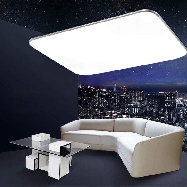 Plafoniere LED 72W Lampada Da Soffitto A LED Dimmerabile Con Telecomando Lampada Da Soggiorno Plafoniera Moderne Cucina Bagno Corridoio Camera Da Letto - immagine 6