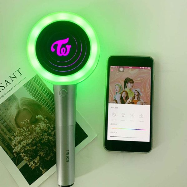 Twice Light Stick Ver.2 Official Luce Caramella Di Qualit??, Collega L'app Mobile Tramite Bluetooth Per Cambiare La Modalit?? E Il Colore Della Luce