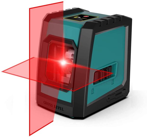 Livella Laser, Croce Livella Laser a Croce con 6 punti Magnetici Livello laser Autolivellante Ruotabile a 360 gradi con Modalit?? Manuale / Autolivellante IP55 Anti-schizzi (Batteria Inclusi) - immagine 4