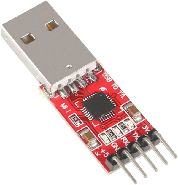 3 PZ Modulo USB a TTL 5PIN Convertitore Seriale Modulo Downloader per UART STC 3.3 V e 5 V con fili Jumper - immagine 3