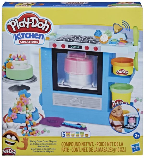 Hasbro Play-Doh Kitchen Creations - Playset Il Dolce Forno di Play-Doh, per Bambini dai 3 Anni in su, con 5 Colori di Pasta da Modellare Atossica - immagine 2