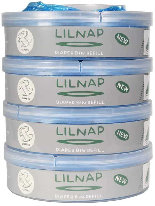 LILNAP - Ricarica mangiapannolini compatibile per Tommee Tippee Sangenic TEC e Tommee Tippee Sangenic Twist & Click (4 ricariche) - immagine 3