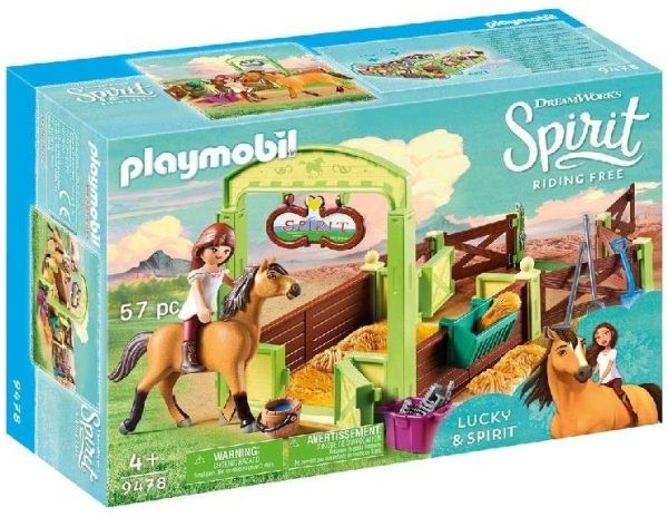 Playmobil Spirit - Riding Free 9478 - Lucky e la Stalla di Spirit, dai 4 anni - immagine 4