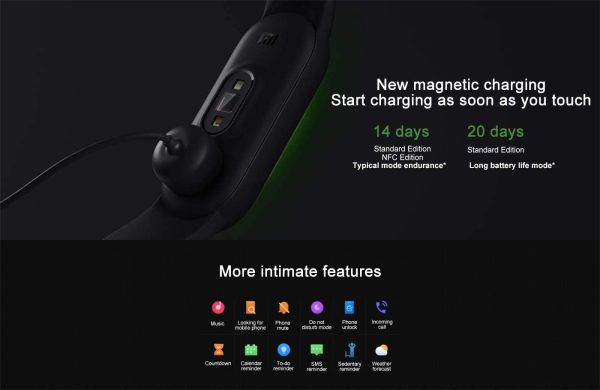 Xiaomi Mi Band 5 Activity Braccialetto Smart, Activity Monitor, Nero