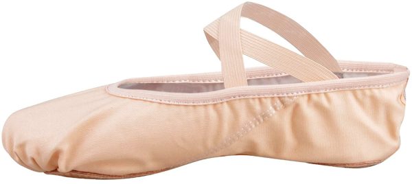 Bezioner Scarpe da Danza Tela Scarpette da Ballo Mezza Punta Suola Spezzata per Bambini e Adulti - immagine 4