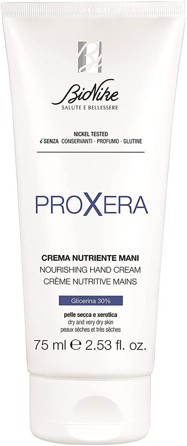 BioNike Proxera Crema Nutriente Mani 75 ml Glicerina 30% - Pelle Secca e Xerotica