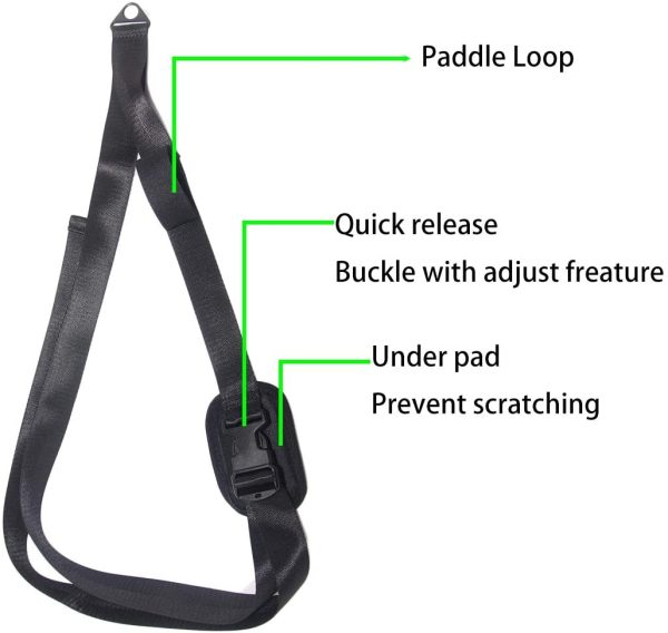 Tactical Element Kayak SUP Carry Strap Canoa Regolabile Stand UP Paddle Loop Tavola da Surf con Tracolla