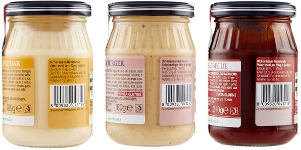 Biffi - Mix Salse Speciale Hamburger: Salsa Cheddar 180g, Salsa Burger 180g, Salsa Barbecue 210g - immagine 2