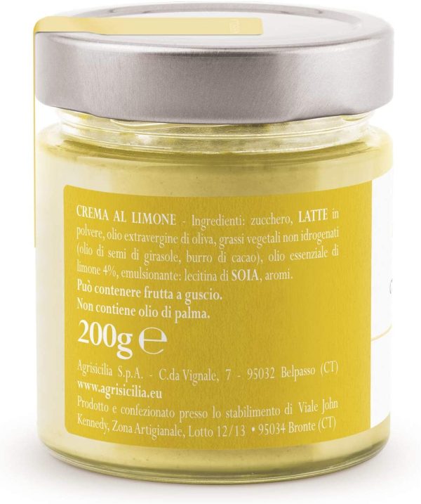 Agrisicilia Crema Spalmabile al Limone, 200G