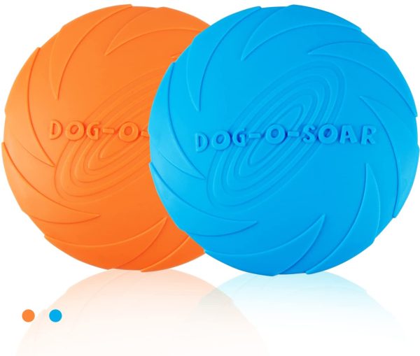 Xingsky 2 Pezzi Frisbee per Cani, Frisbee di Gomma, Frisbee per Cani, Frisbee per Cani di Piccola Taglia, Frisbee Pieghevole, Frisbee Giocattolo per Cani Durevole, per Addestramento del Cane - immagine 7