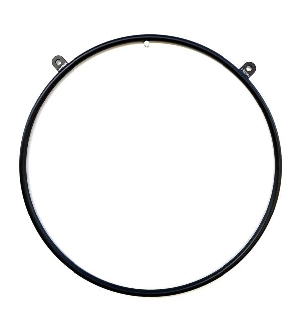 Anello acrobatico aereo, aerial hoop,lira per fare acrobazie aeree come nei tessuti yoga, pilates, acrobati circensi, trapezi, lyra, ecc. - immagine 5