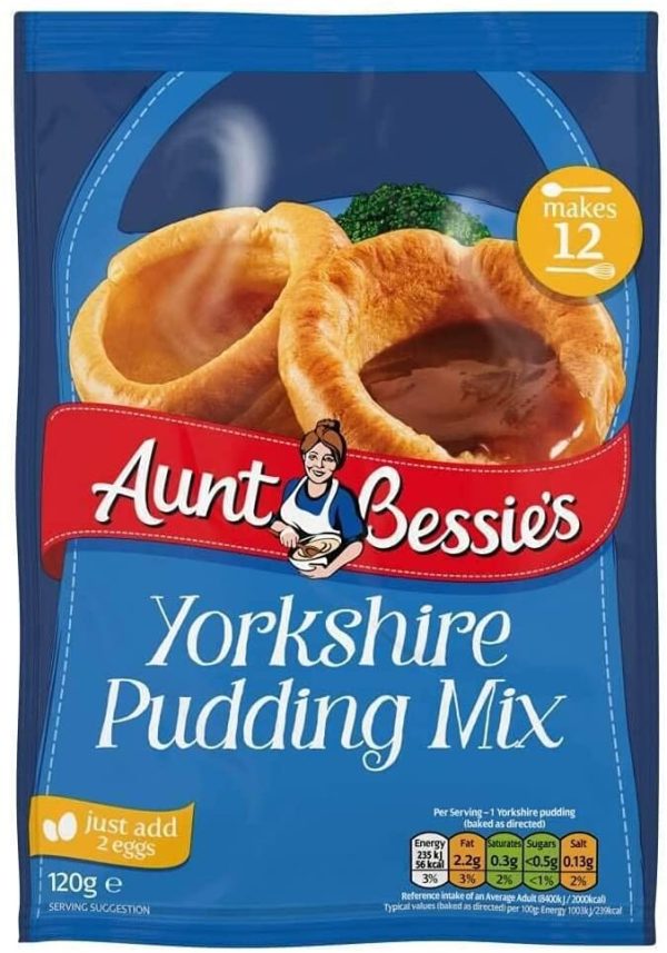 Aunt Bessie's Homebake Mix Yorkshire Pudding (128g) (Confezione da 2)