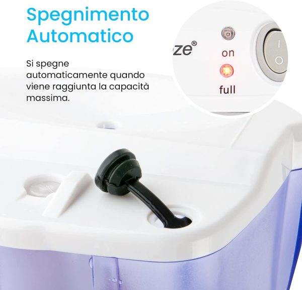 Deumidificatore D'Aria Mini Compatto, Silenzioso e Portatile, 500ml, per Muffa e Umidit??, ideale per Casa, Cucina, Camera da letto, Camper, Ufficio, Garage, Bagno e Cantina - immagine 5