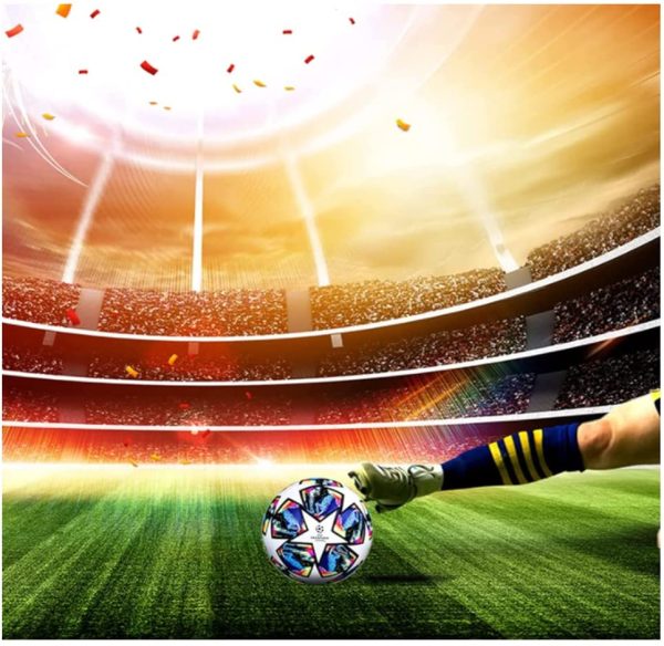 2020 Champions League Ball Pallone da calcio articolo per amanti del calcio regalo di compleanno misura 5 - immagine 5