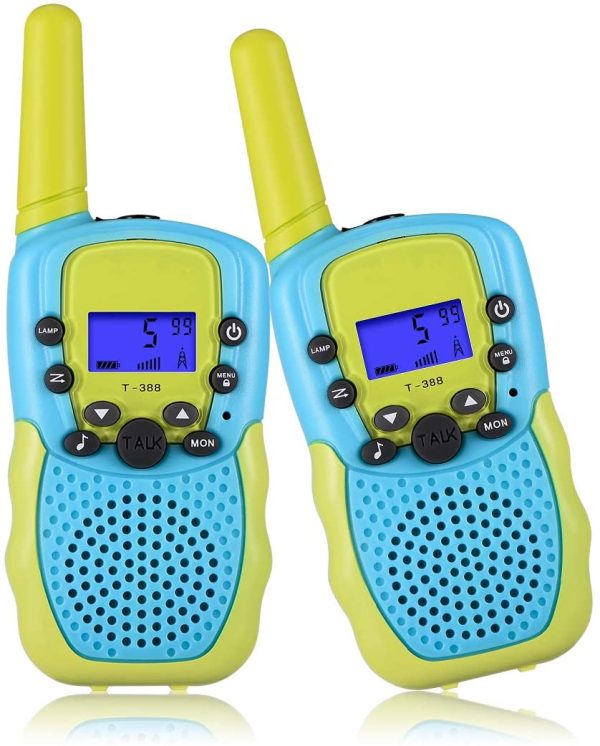 Kearui Giocattoli per 3-12 Anni Ragazzi, Walkie Talkie Bambini 8 Canali Radio Giocattolo a 2 vie Con Torcia LCD Retroilluminata Giocattoli All'aperto al Coperto,Regali per 3-12 Ragazze o Ragazzi - immagine 3