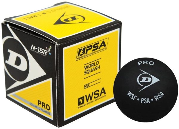 DUNLOP Pro Glass Court Squash Ball, scatola da 12 palle - immagine 3