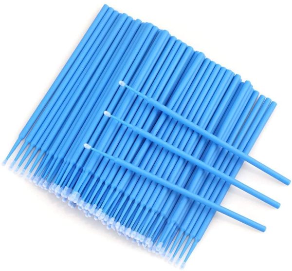 G2PLUS 200PCS Microbrush Micro Applicatori Ciglia Microbrush per Laminazione Ciglia Micro Applicatori per Ciglia Estensioni - immagine 6