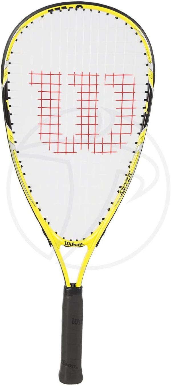 Wilson Ripper, Racchetta da Squash Junior Unisex ?C Adulto, Giallo/Nero, Taglia Unica - immagine 3