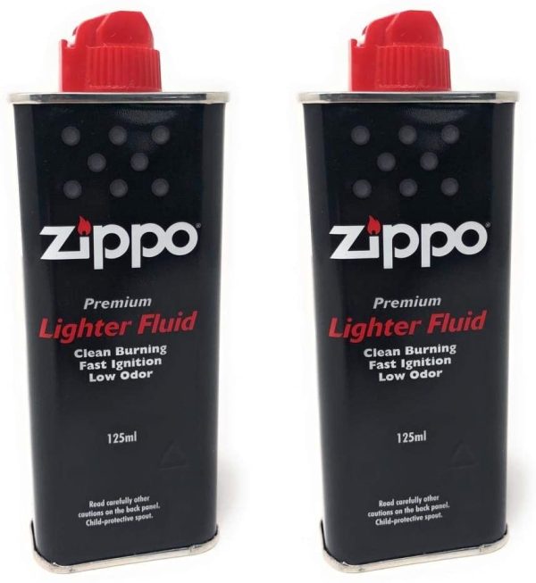 ZIPPO Benzina Originale 2 Flaconi da 125ml cadauno (Totale 250ml)