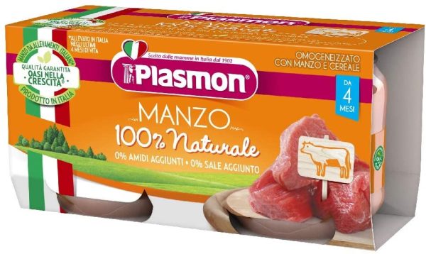 Plasmon Omogeneizzato Manzo 12x80g