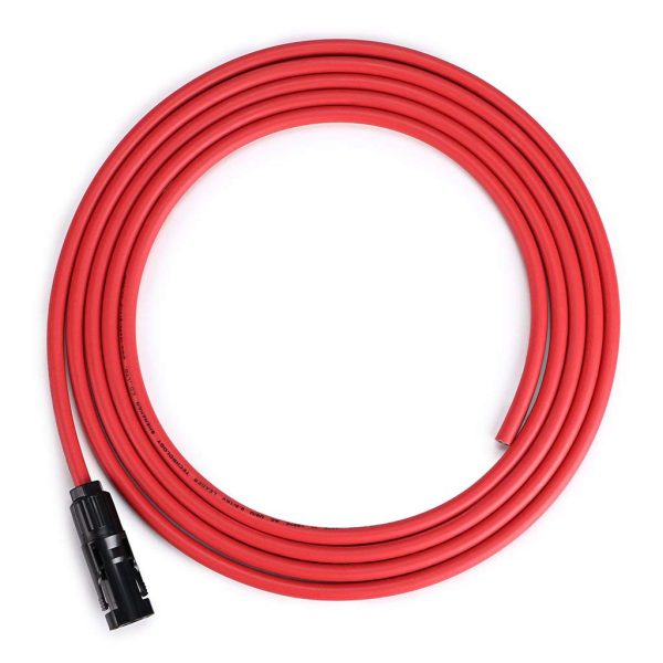 ANFIL 4mm2 / 12AWG Cavo di Prolunga per Pannelli Solari con Connettore Maschio e Femmina (3m rosso + 3m nero) - immagine 2