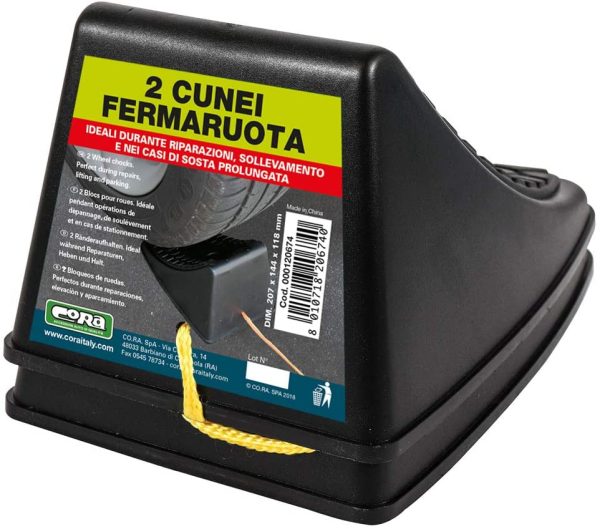 Cora 000120674 Coppia Cunei Fermaruote - immagine 2