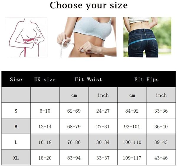 ANGOOL Modellante da Donna Contenitiva a Vita Alta Dimagrante Figura formante Pantaloni Corpetto Shapewear Effetto Ventre - immagine 4