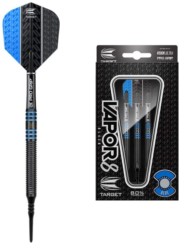 Target Darts Vapor 8 - Set di Freccette con Punta Morbida, Colore: Nero - immagine 4