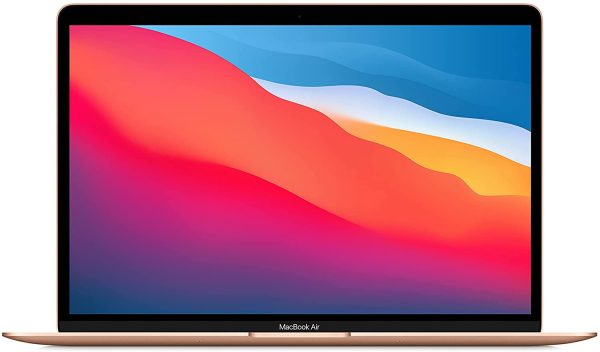 Apple PC Portatile MacBook Air 2020: Chip Apple M1, Display Retina 13", 8GB RAM, 512GB SSD, Tastiera retroilluminata, Videocamera FaceTime HD, Touch ID - Oro